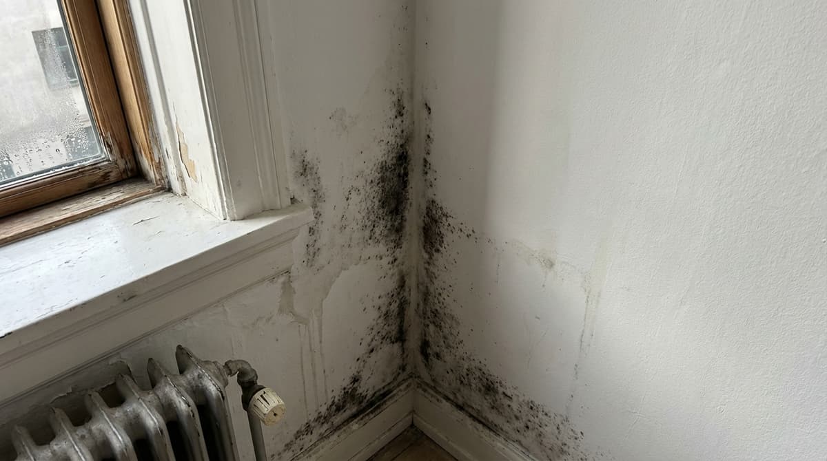 Skimmelsvamp fjernes med ventilation — renovering i Harlev